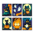 Halloweenowe koty i duchy