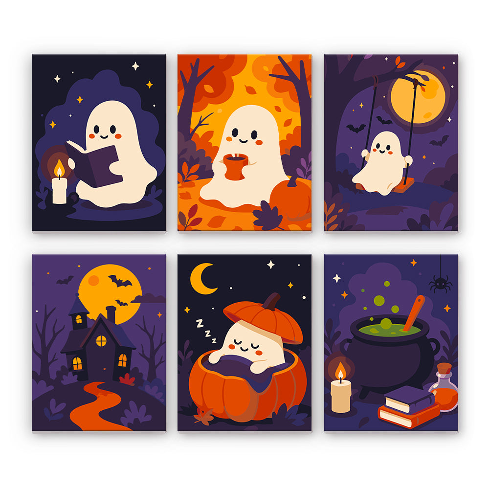 Przytulne duchy Halloween