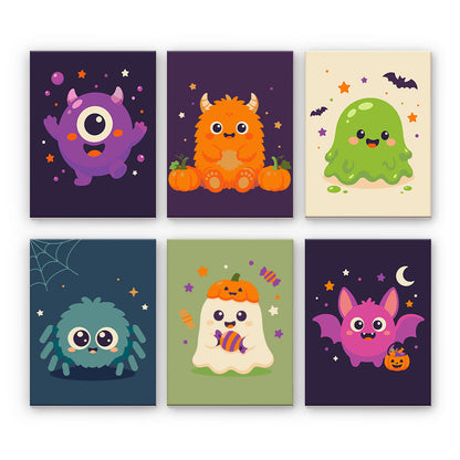 Śliczne Halloweenowe Potwory