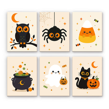 Śliczne Ikony Halloween