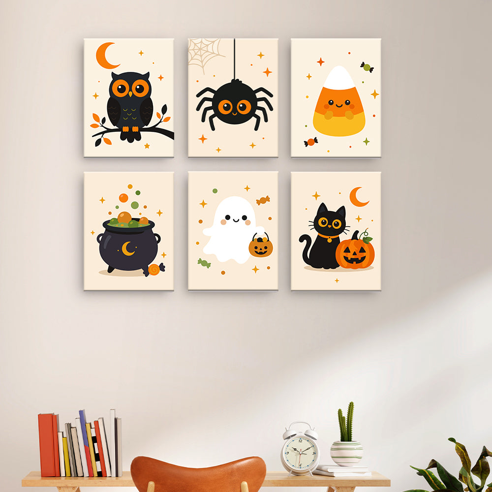 Śliczne Ikony Halloween
