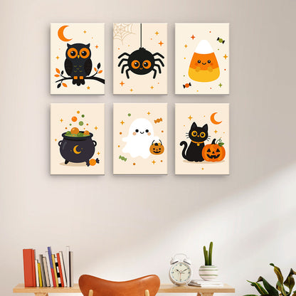 Śliczne Ikony Halloween