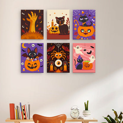 Śliczne Halloweenowe Koty