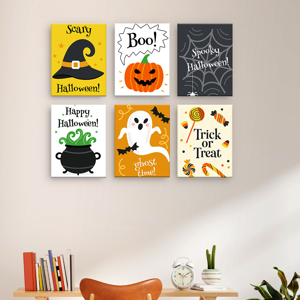 Plakaty typograficzne na Halloween