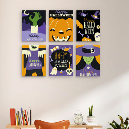 Kolekcja plakatów na Halloween